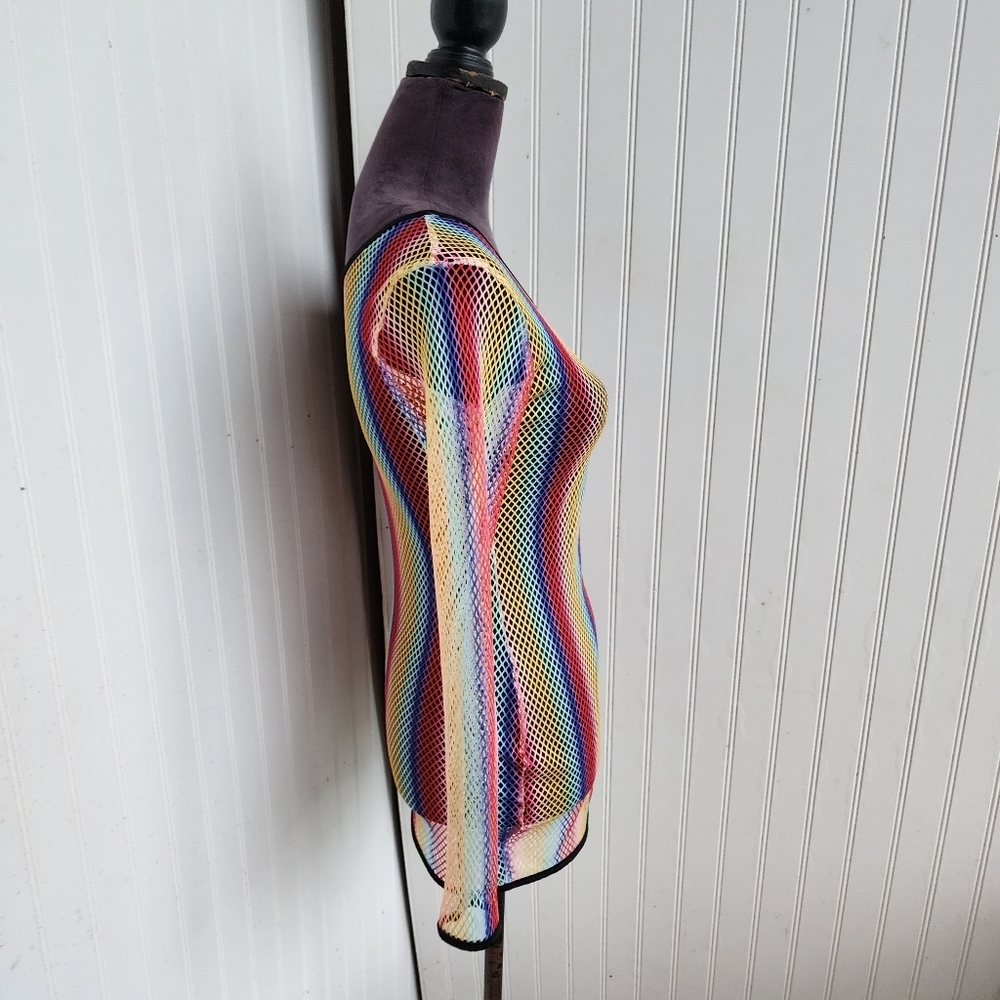 Uluwatu Color Mesh Netted See Through Beach Cover… - image 4